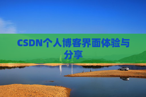 CSDN个人博客界面体验与分享